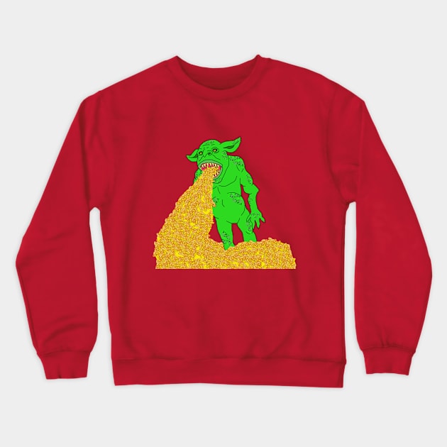 Cheddar Goblin Crewneck Sweatshirt by Lydia's Green Light Closet 